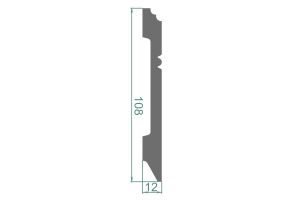 Плинтус напольный Cosca PX005 из экополимера